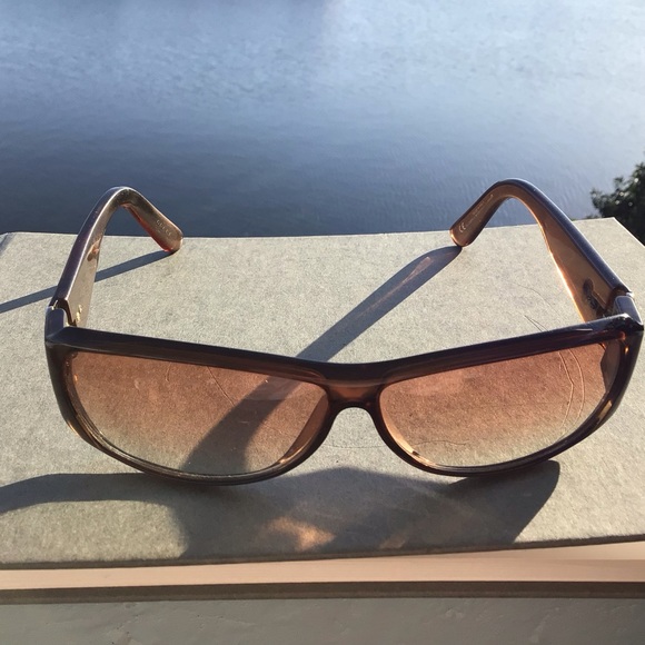 Gucci Sunglasses GG 2597/F/S Equestrian Logo Translucent Copper with Rhinestones - Picture 5 of 16